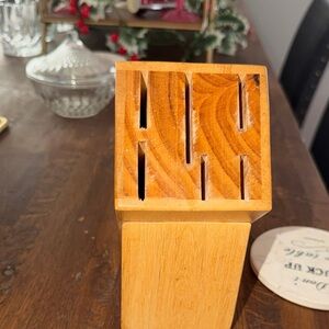 Wooden Knife Block